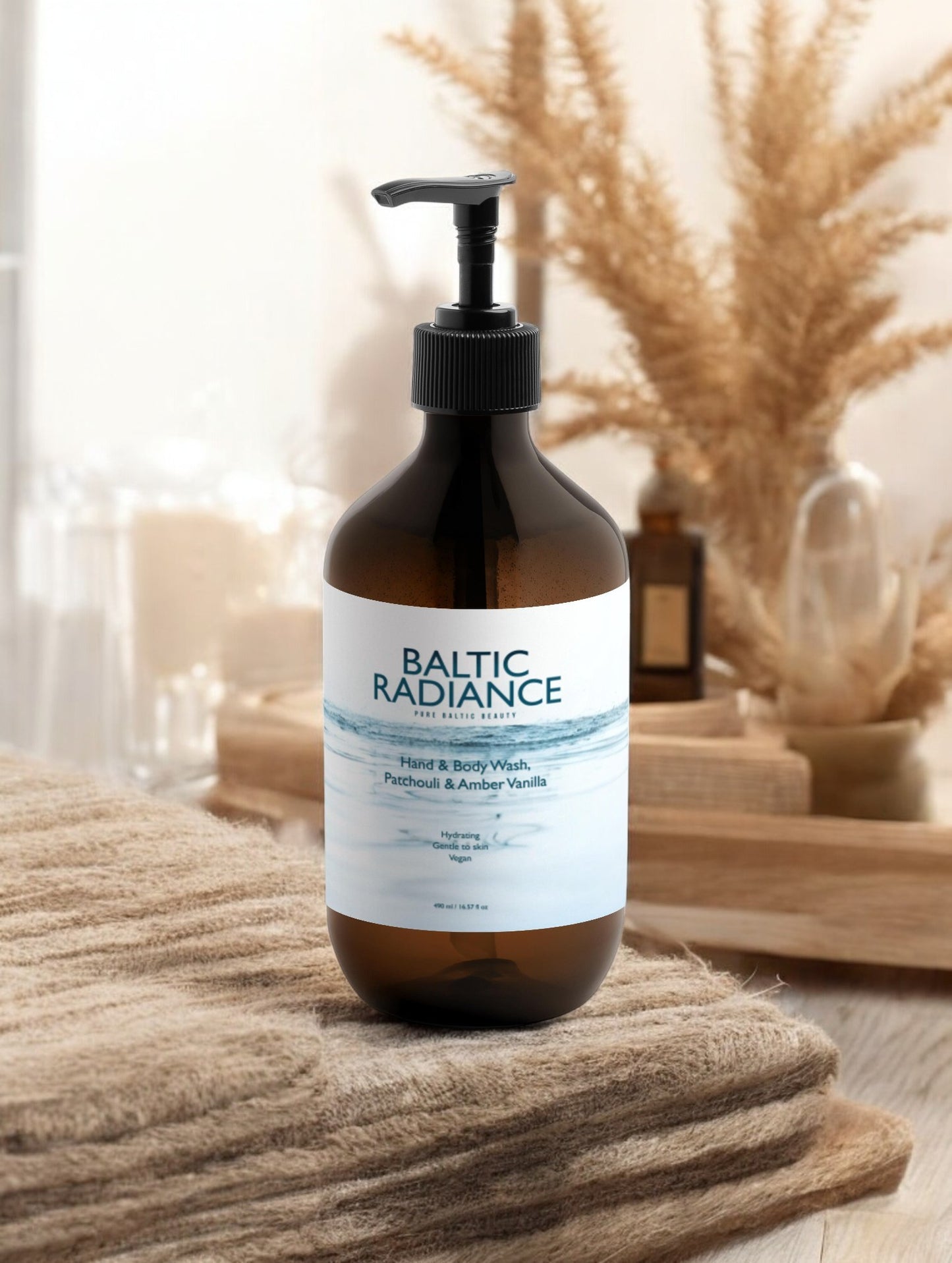 Hand & Body Wash, Patchouli & Amber Vanilla